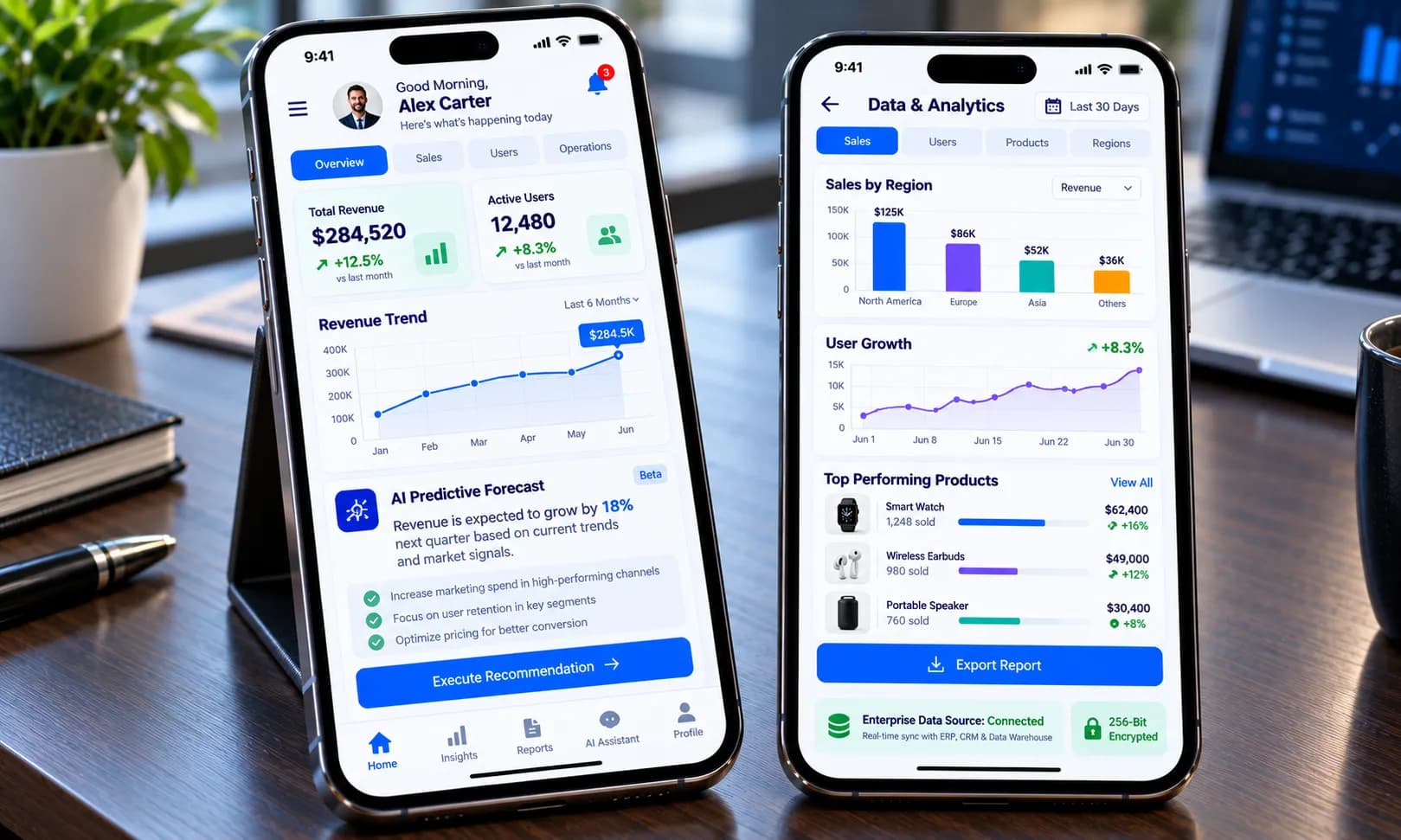 Data driven mobile apps