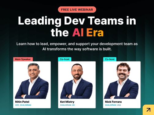 Leading dev teams in AI era webinar