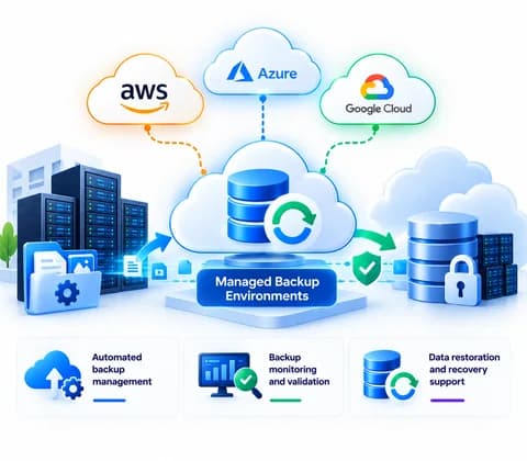 Managed backup environments