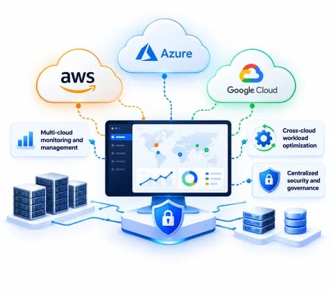 Managed multi cloud environments