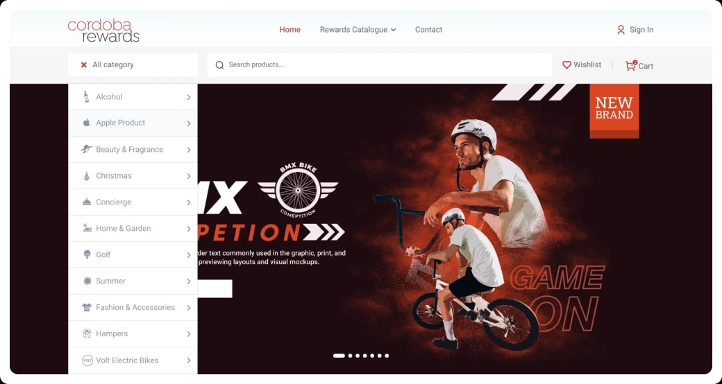 Rewards Platform Website