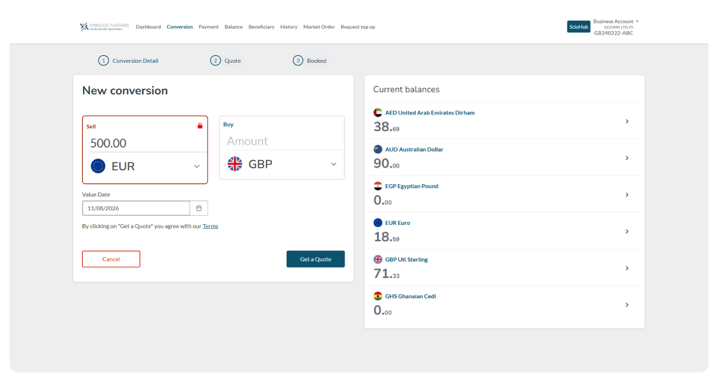 FX broker platform conversion