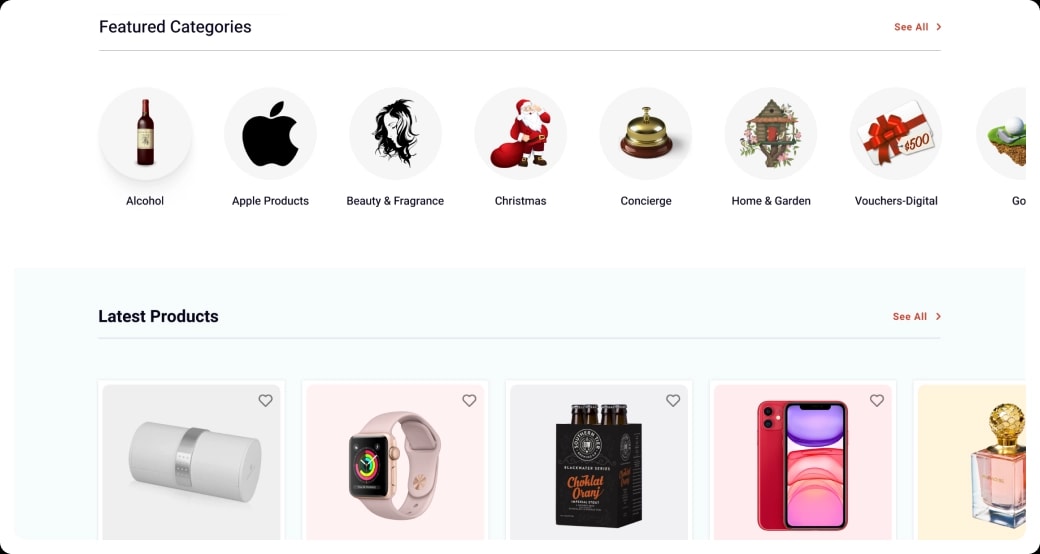 Rewards Platform Product Category